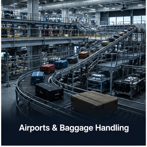 Conveyor reliability in Airports & Baggage Handling