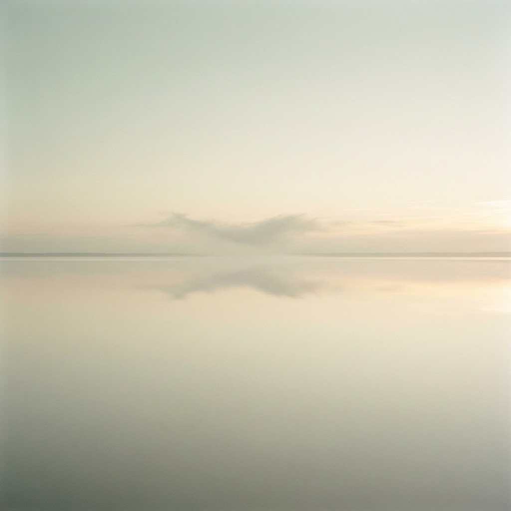 A serene misty lake at dawn — a quiet space for healing and reflection