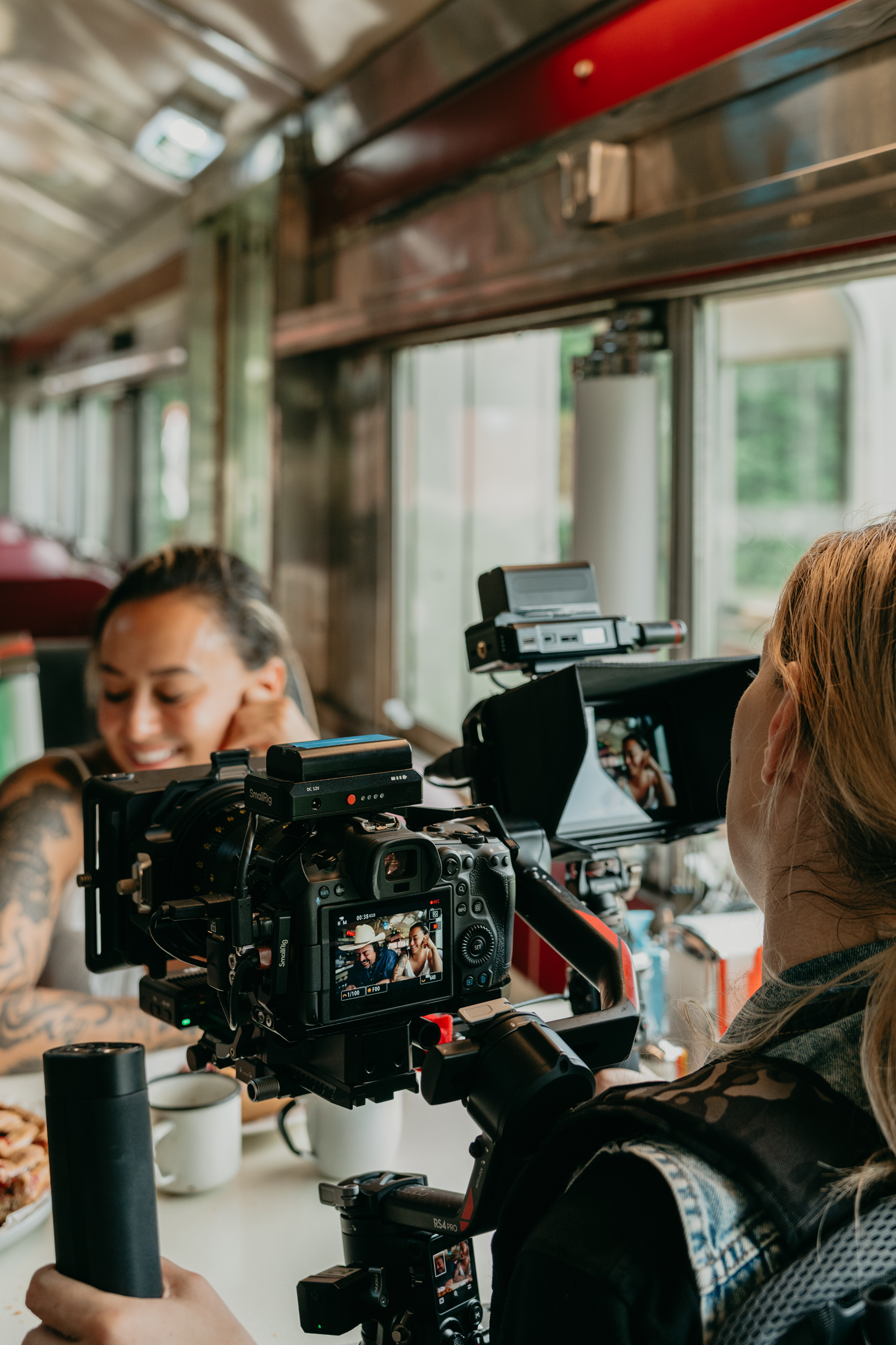 Behind the scenes