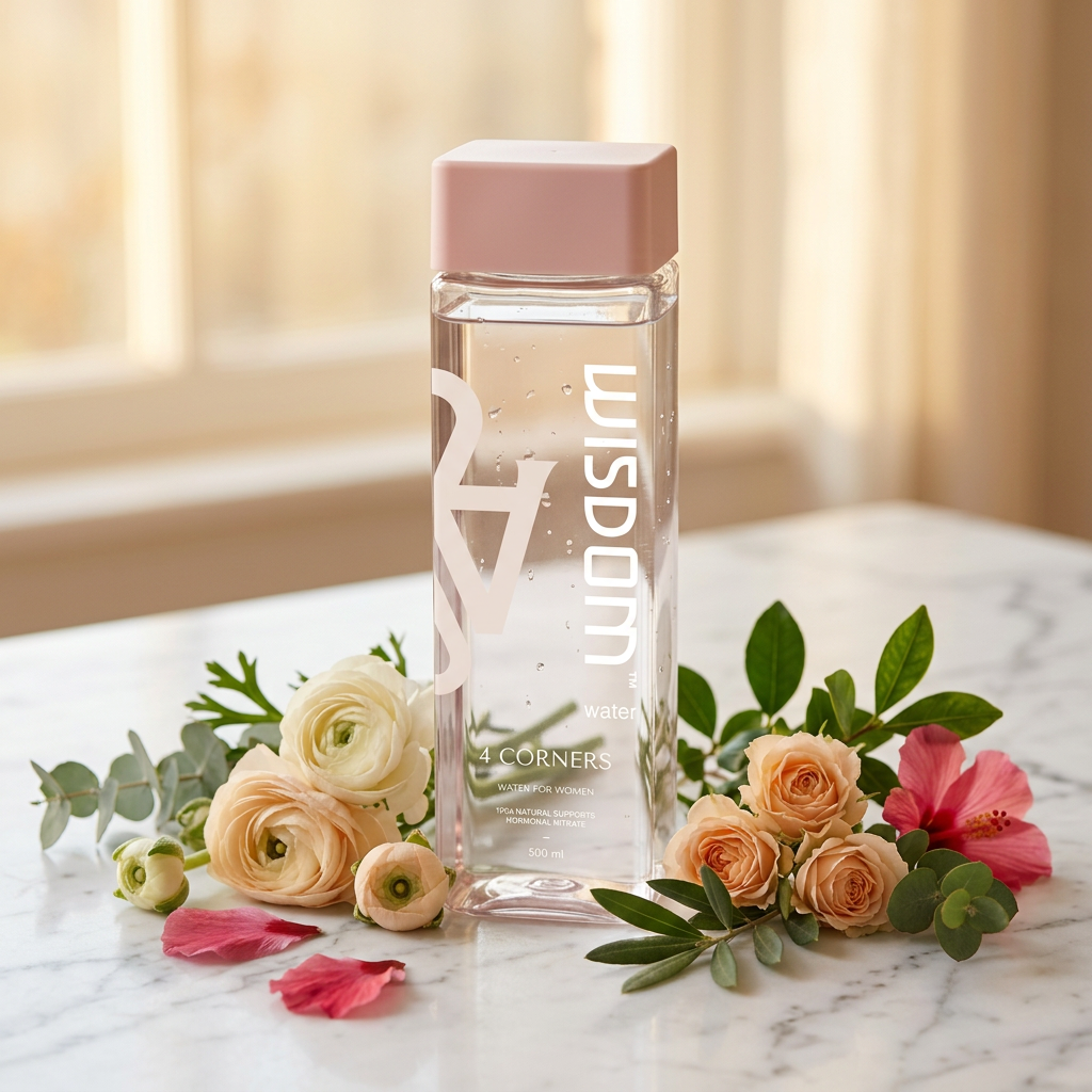 Wisdom Water bottle with botanicals