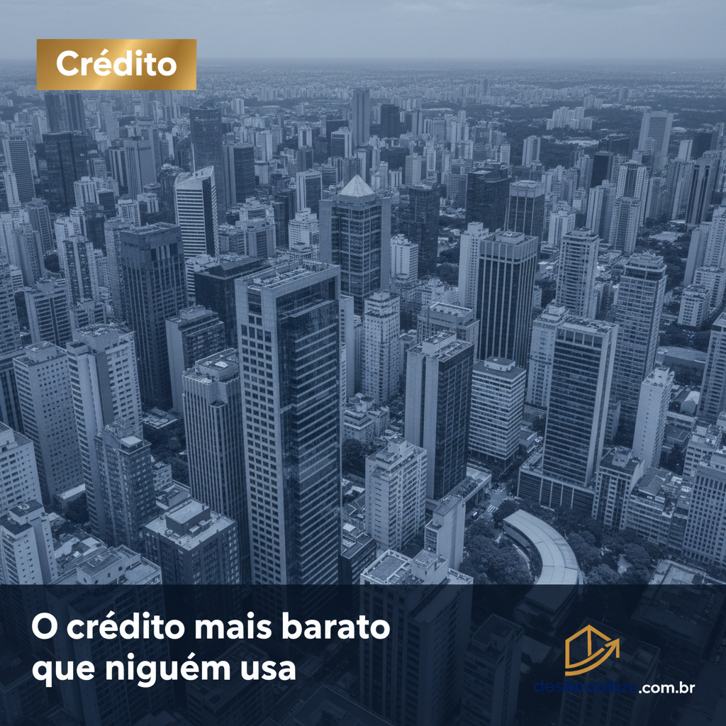 Linha de crédito com garantia imobiliária: o crédito mais barato do Brasil que ninguém usa