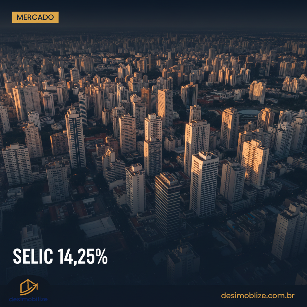 Selic cai para 14,25%: o que muda para quem investe em imóveis?