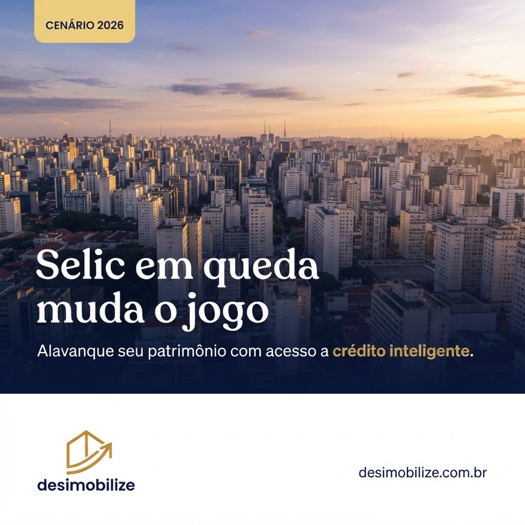 Selic em queda muda o jogo para o investidor imobiliário