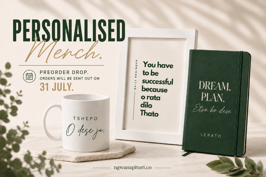 Personalised Merch – Preorder Drop 31 July