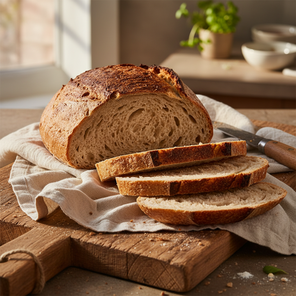 Whole Wheat Sourdough Bread