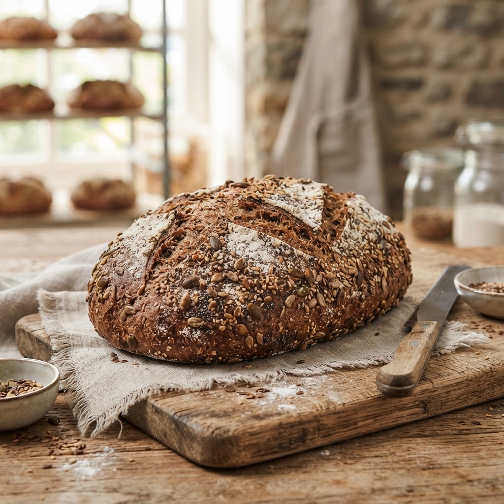 Whole-Grain Spelt & Seed Bread