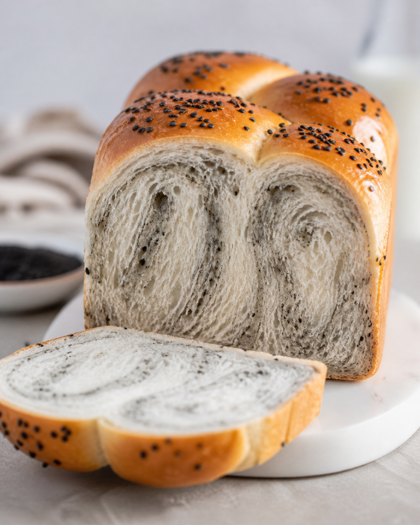Black Sesame Milk Bread
