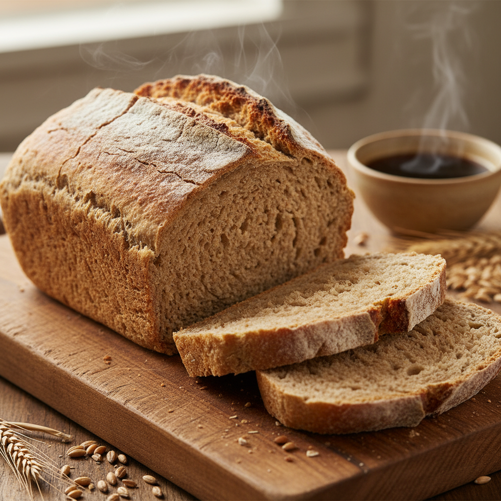 Whole Wheat Alcohol-Free Beer Loaf