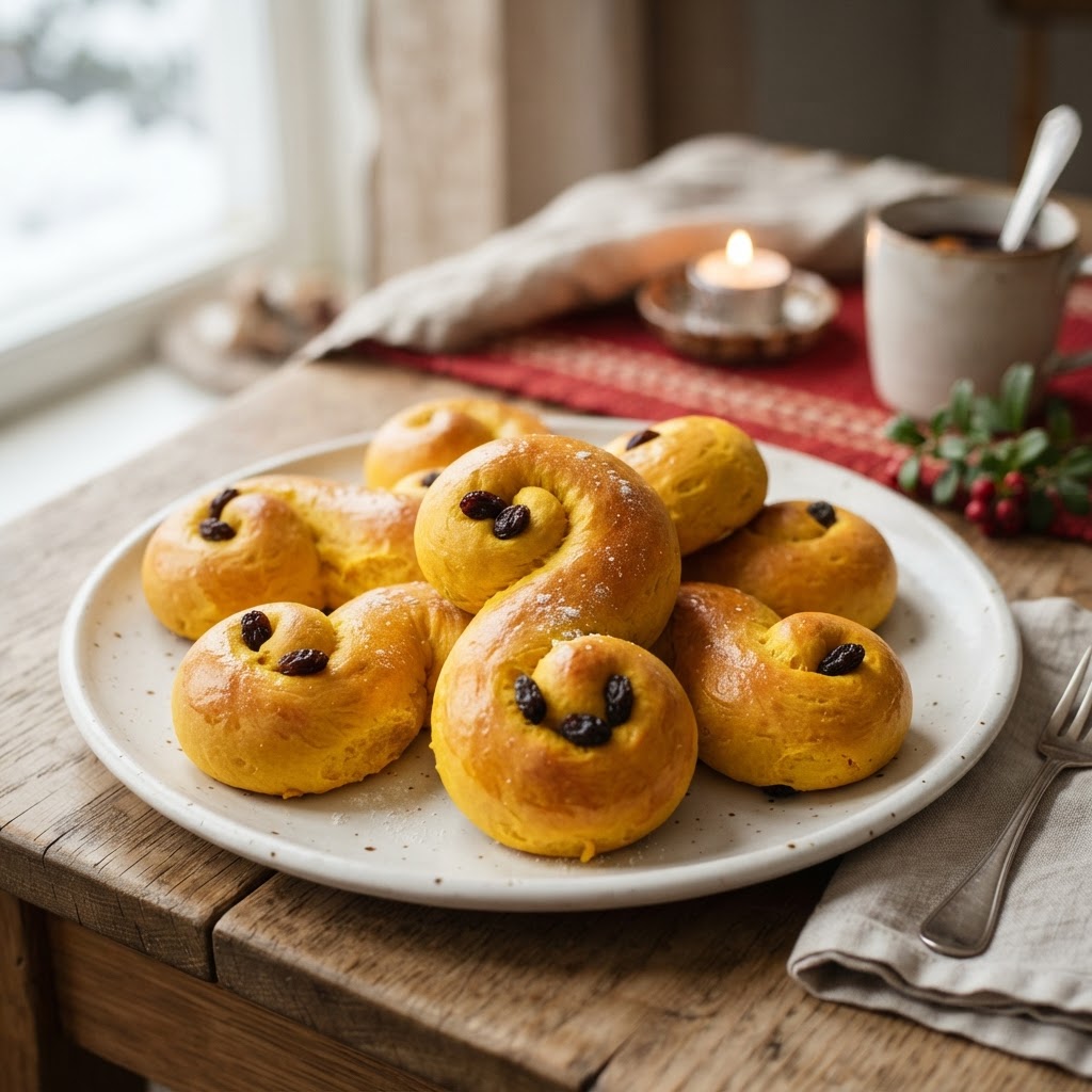 Swedish Lussekatter