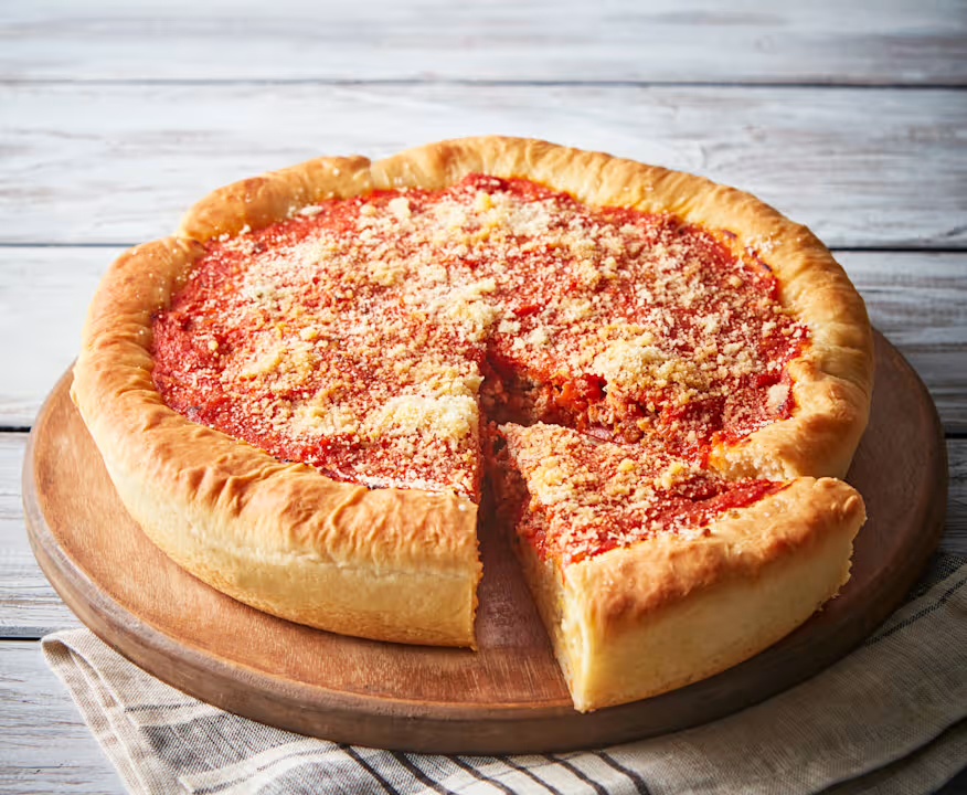 Chicago-Style Deep-Dish Pizza