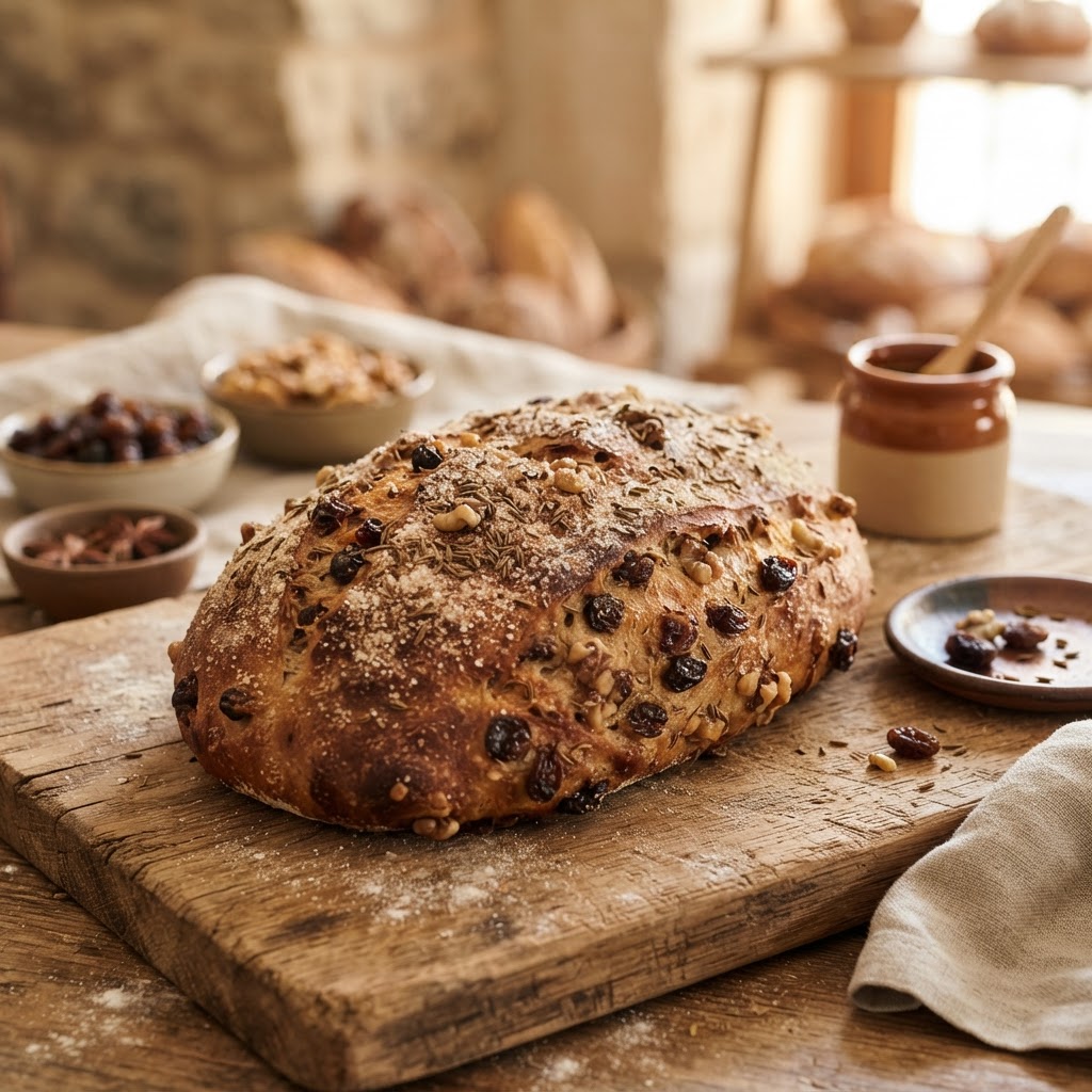 Andalusian Olive Oil Bread with Anise