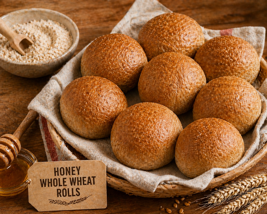 FMF Honey Whole Wheat Rolls