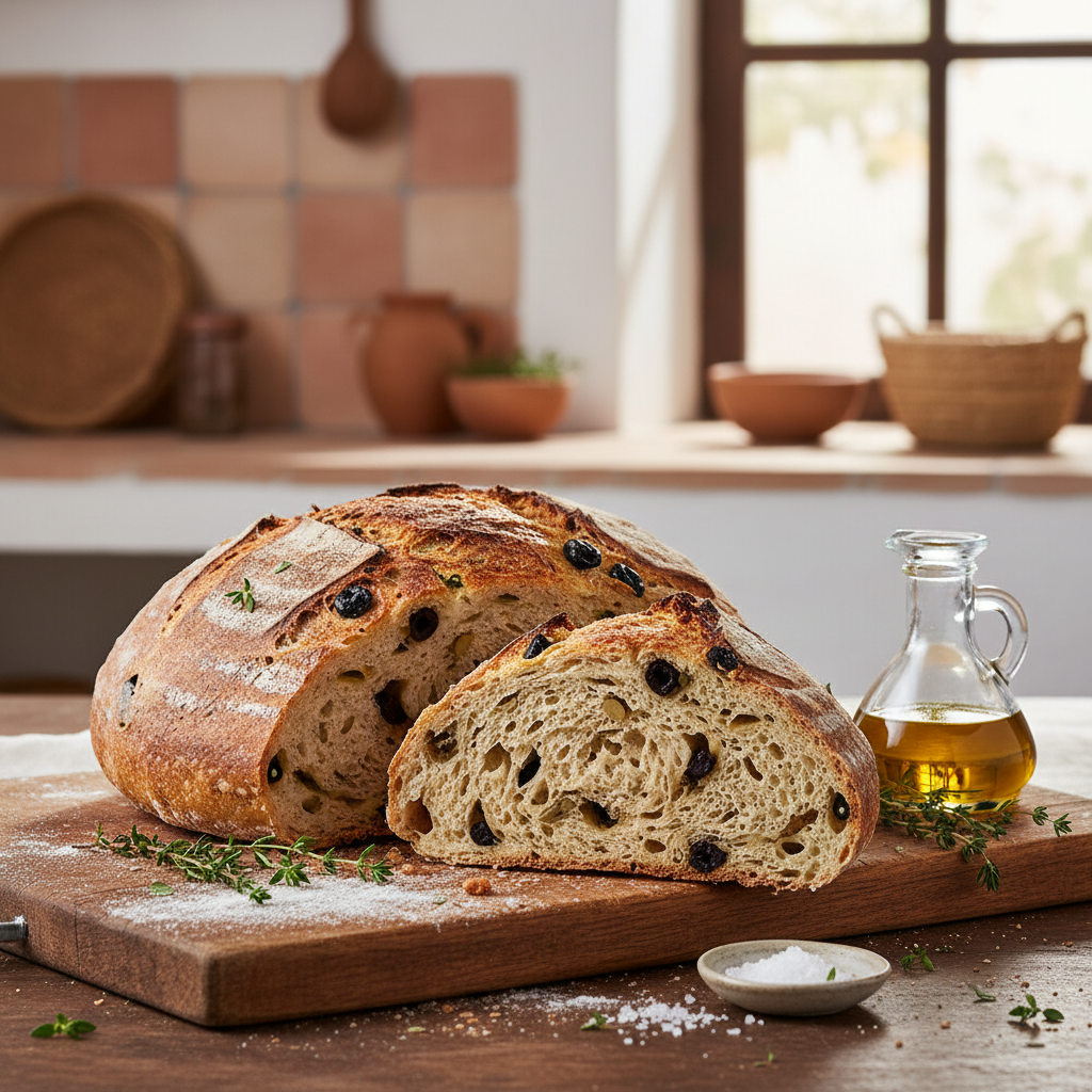 Mediterranean Olive Sourdough