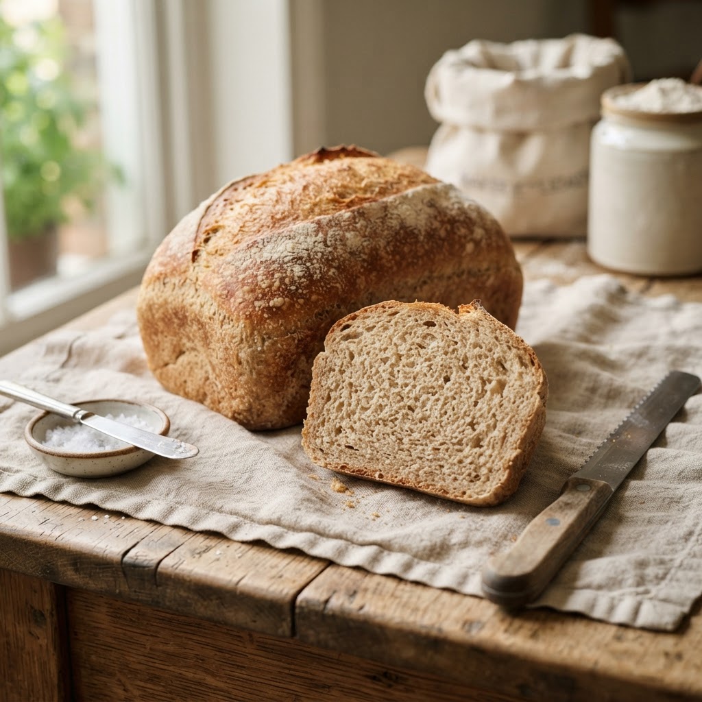 Fresh-Milled Spelt Pan Loaf