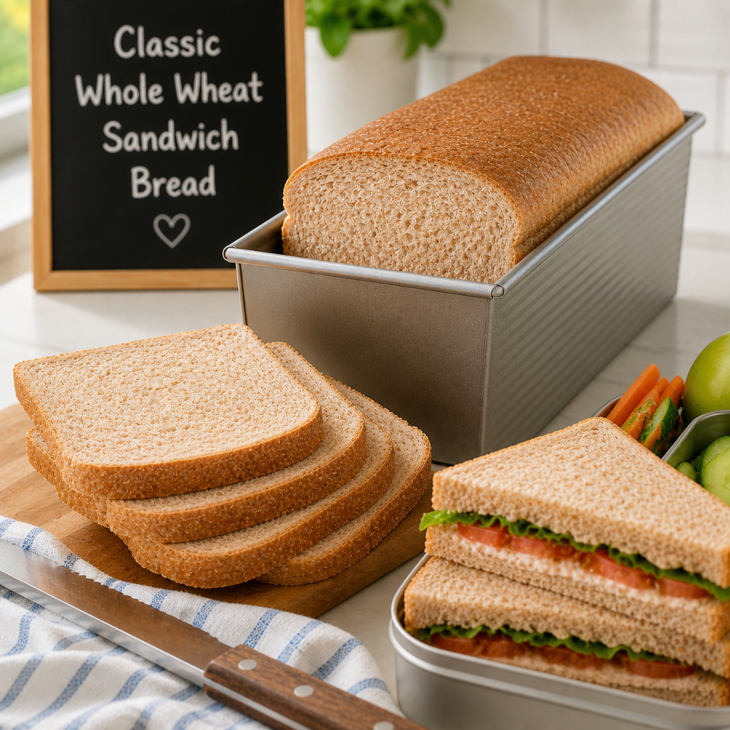 Classic Whole Wheat Sandwich Bread