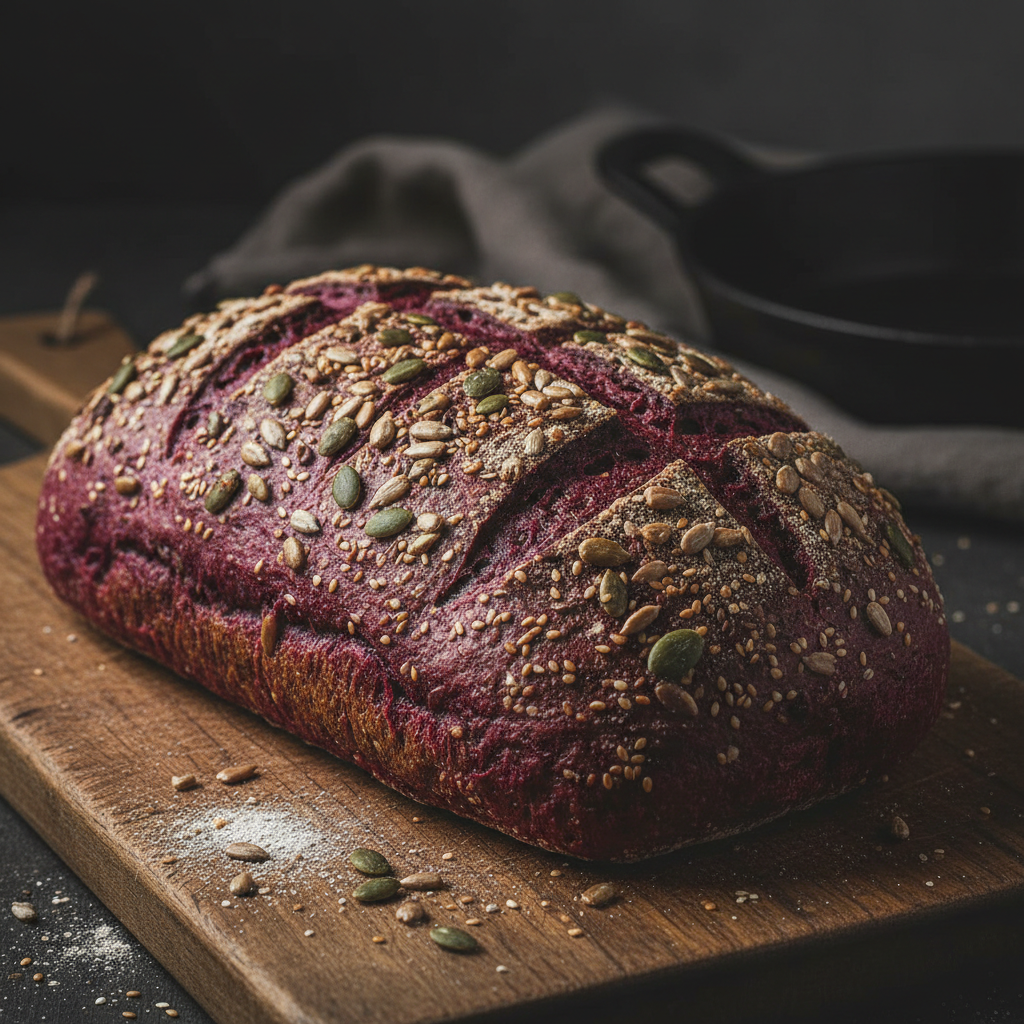 Beetroot & Seeded Whole Grain Bread