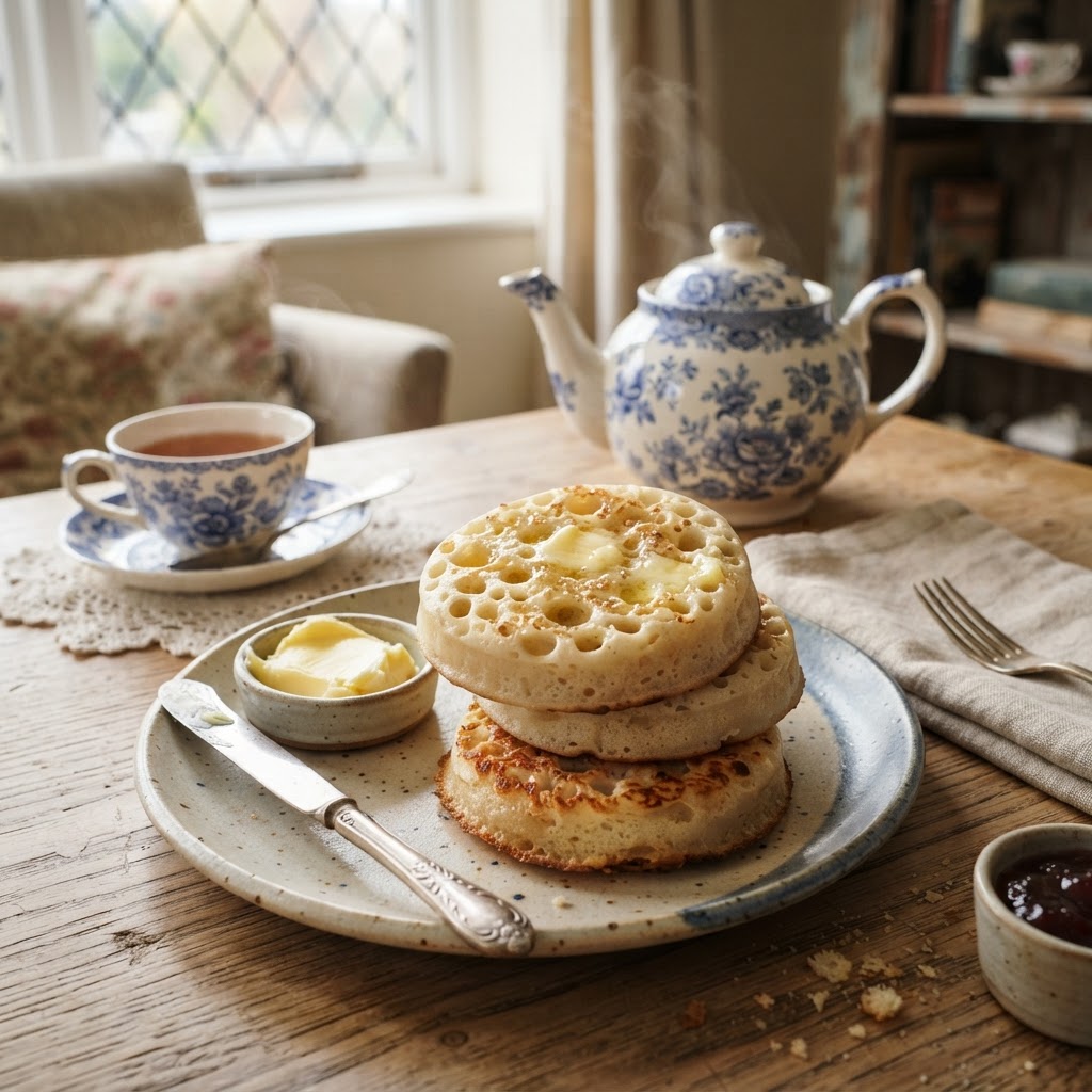 Traditional English Crumpets