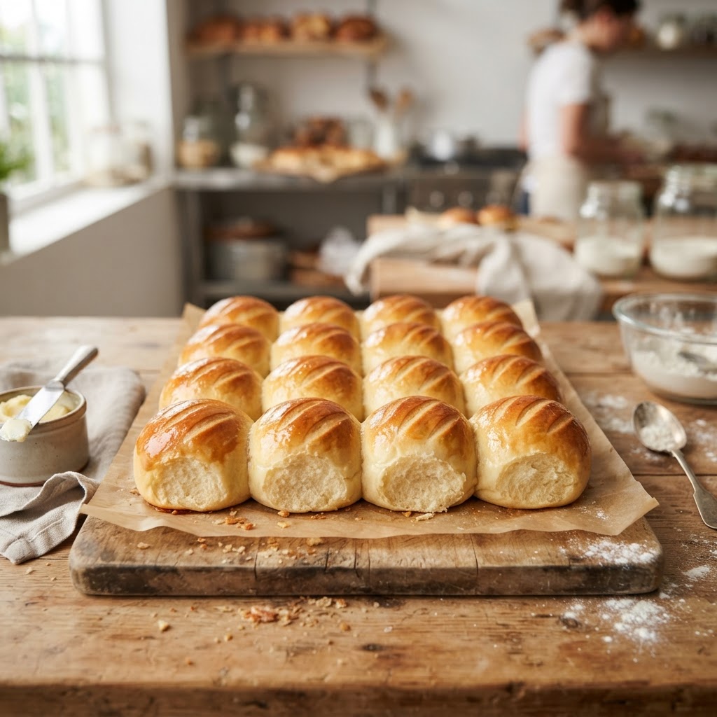 Milk Rolls (Pains au Lait)