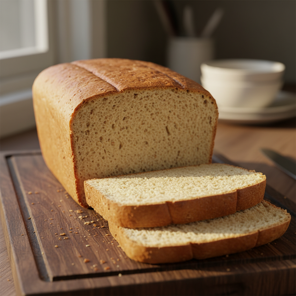 Whey Protein Sprouted Wheat Pullman Bread