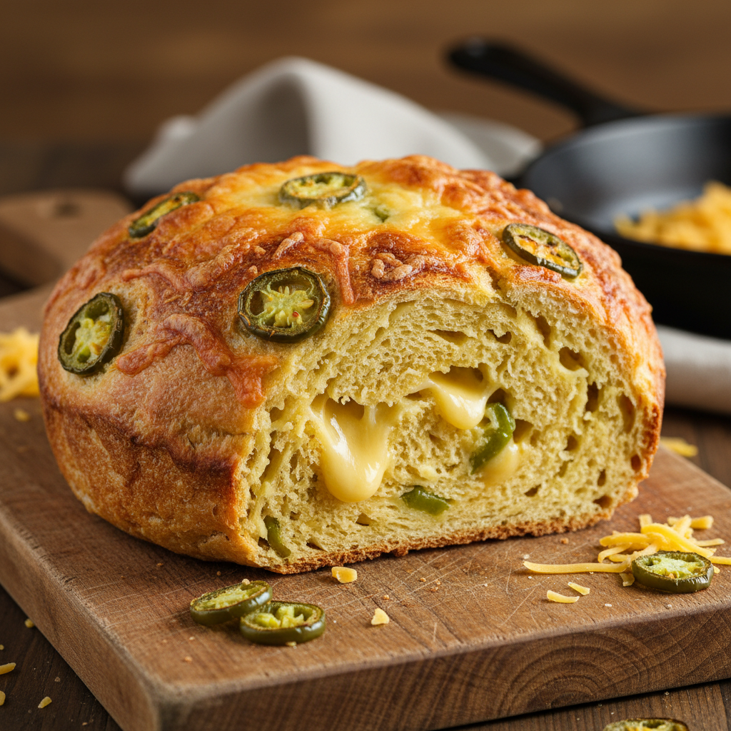 Jalapeño Cheddar Bread