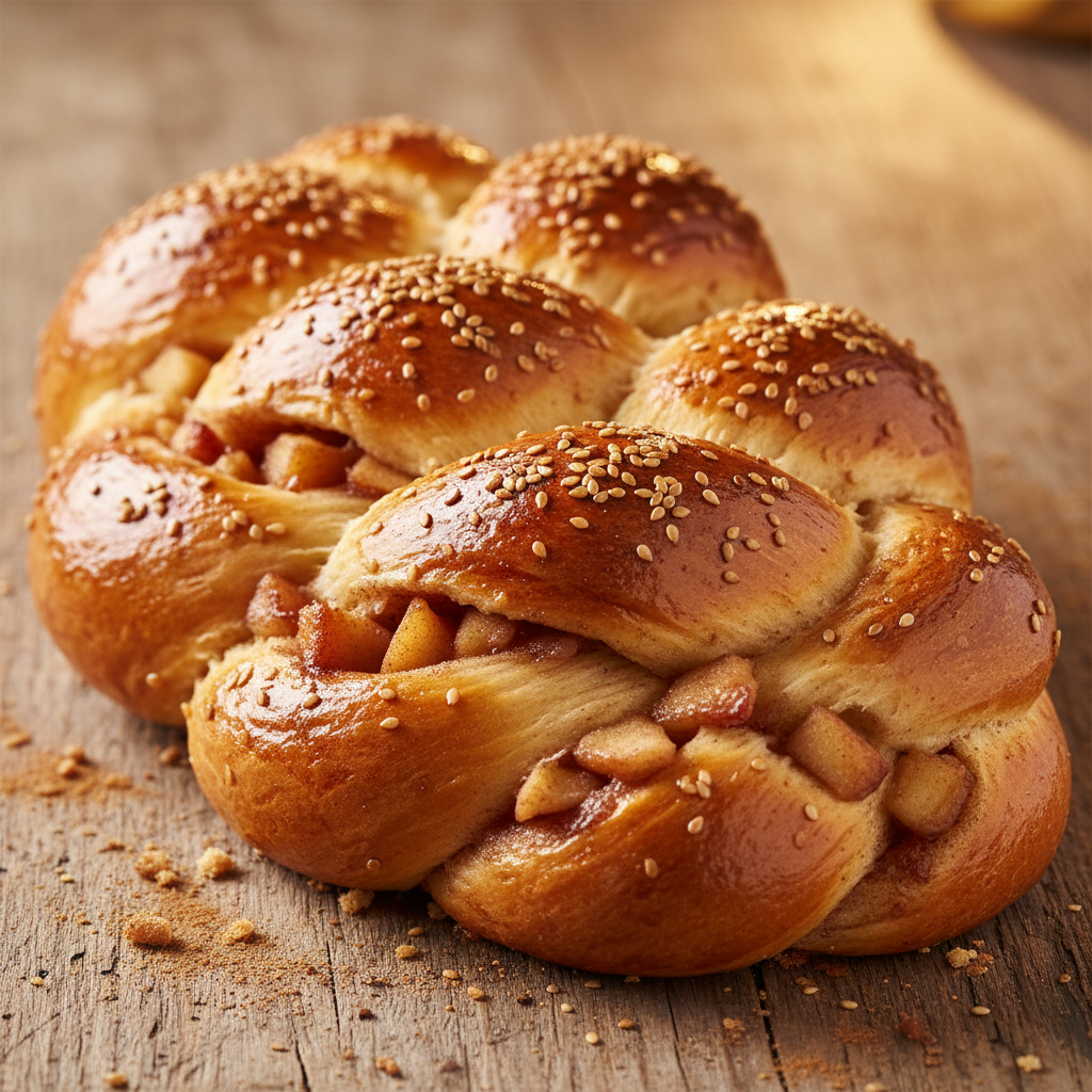 Cinnamon Apple Challah