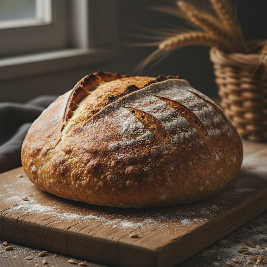 Accelerated Sourdough Country Loaf