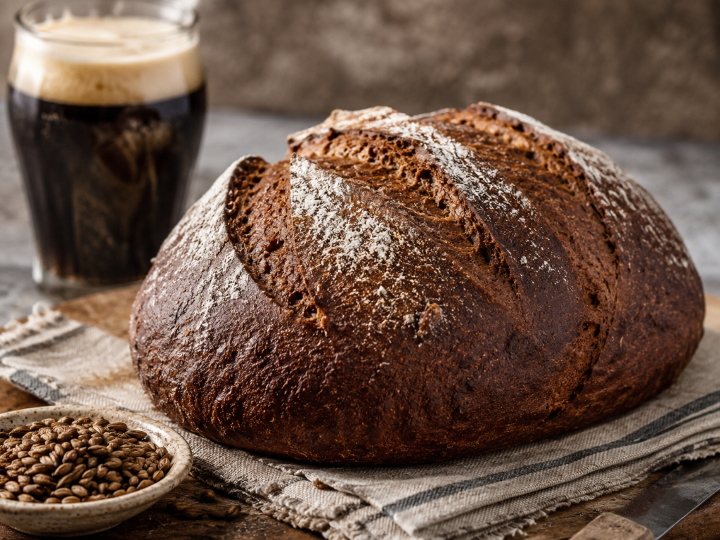 Dark Malt Beer Bread