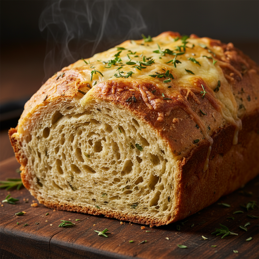 Beer Bread with Cheese and Herbs
