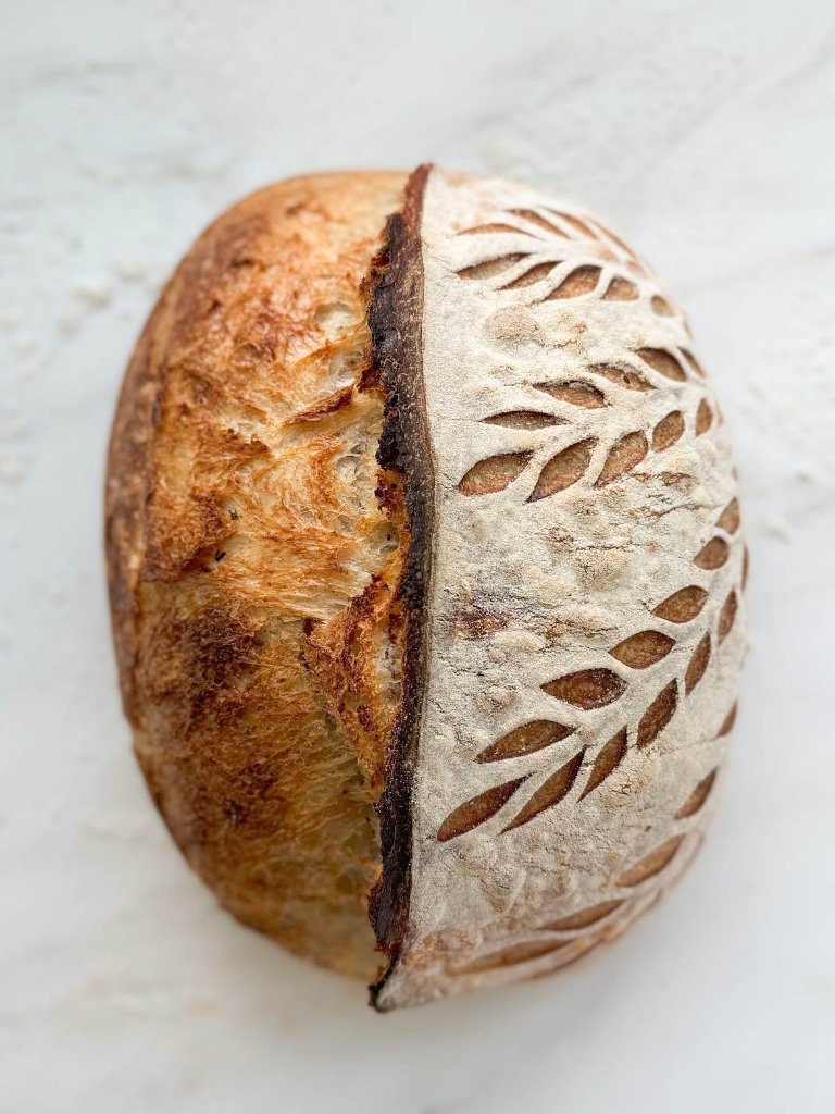 Classic American Sourdough Bread