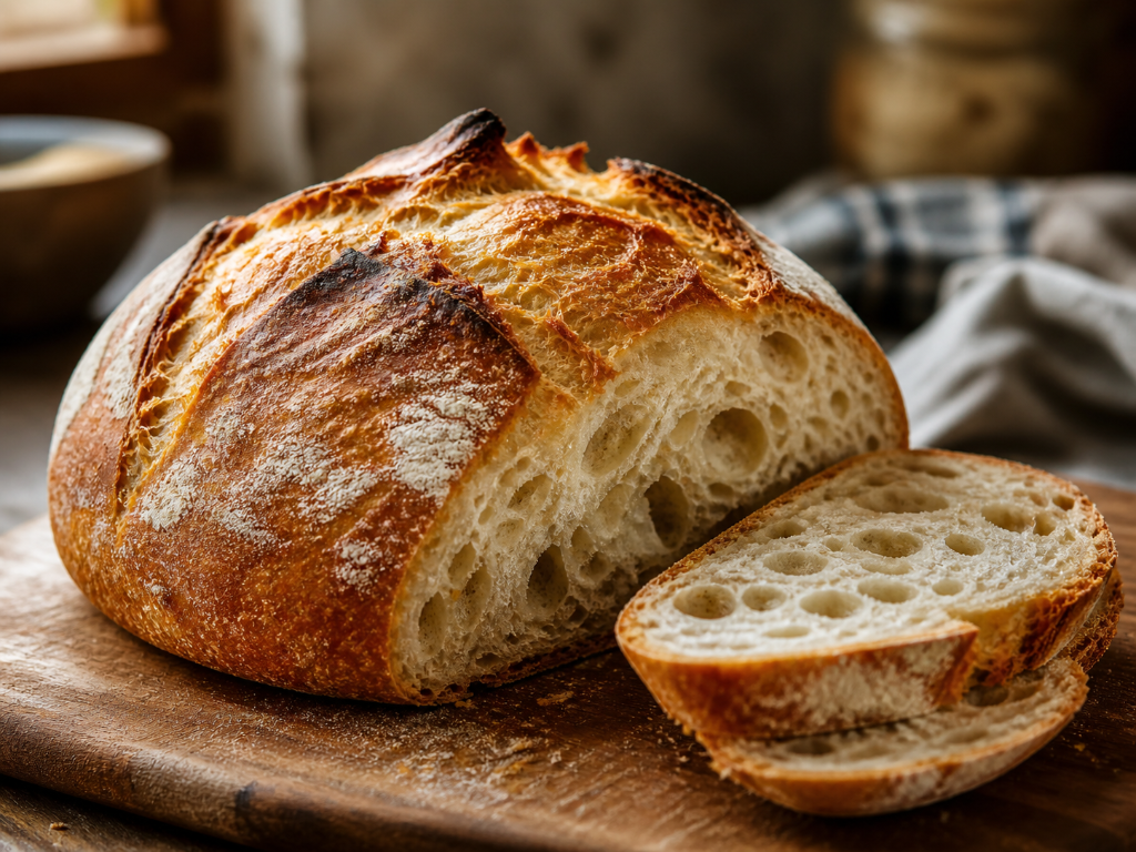 No-Knead Artisan Bread — Double Proof with Folding