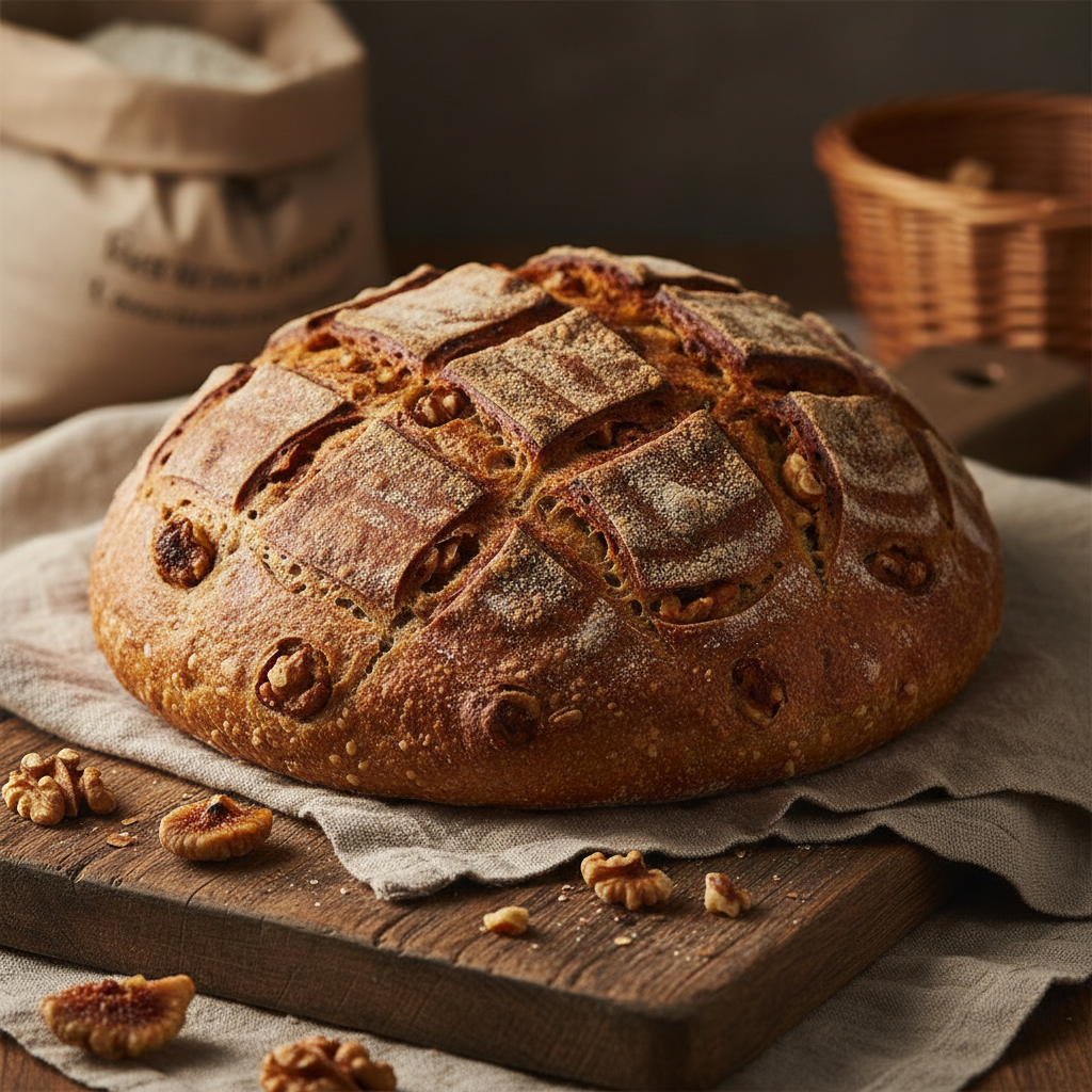 Fig, Walnut & Whole Wheat Bread