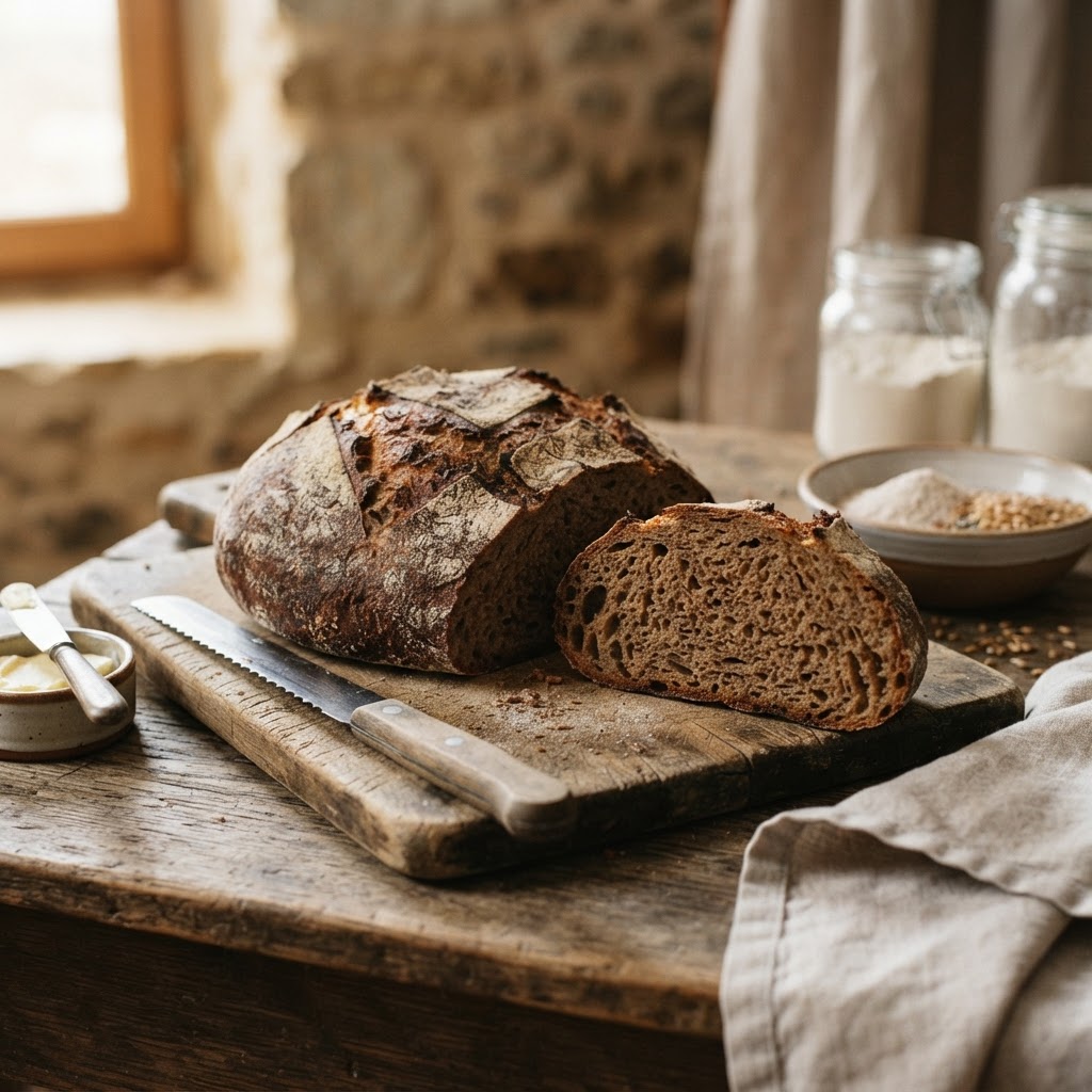 Rye & Wheat Bread (Pain de Seigle et Blé)