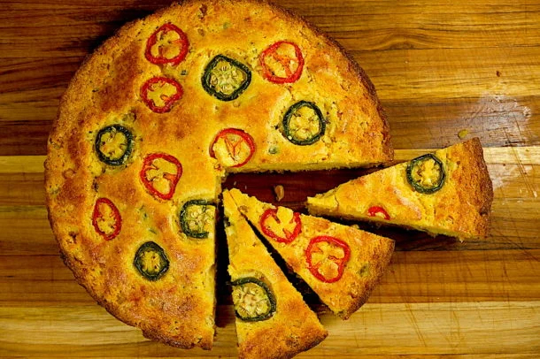 Texas-Style Jalapeño Cheddar Cornbread