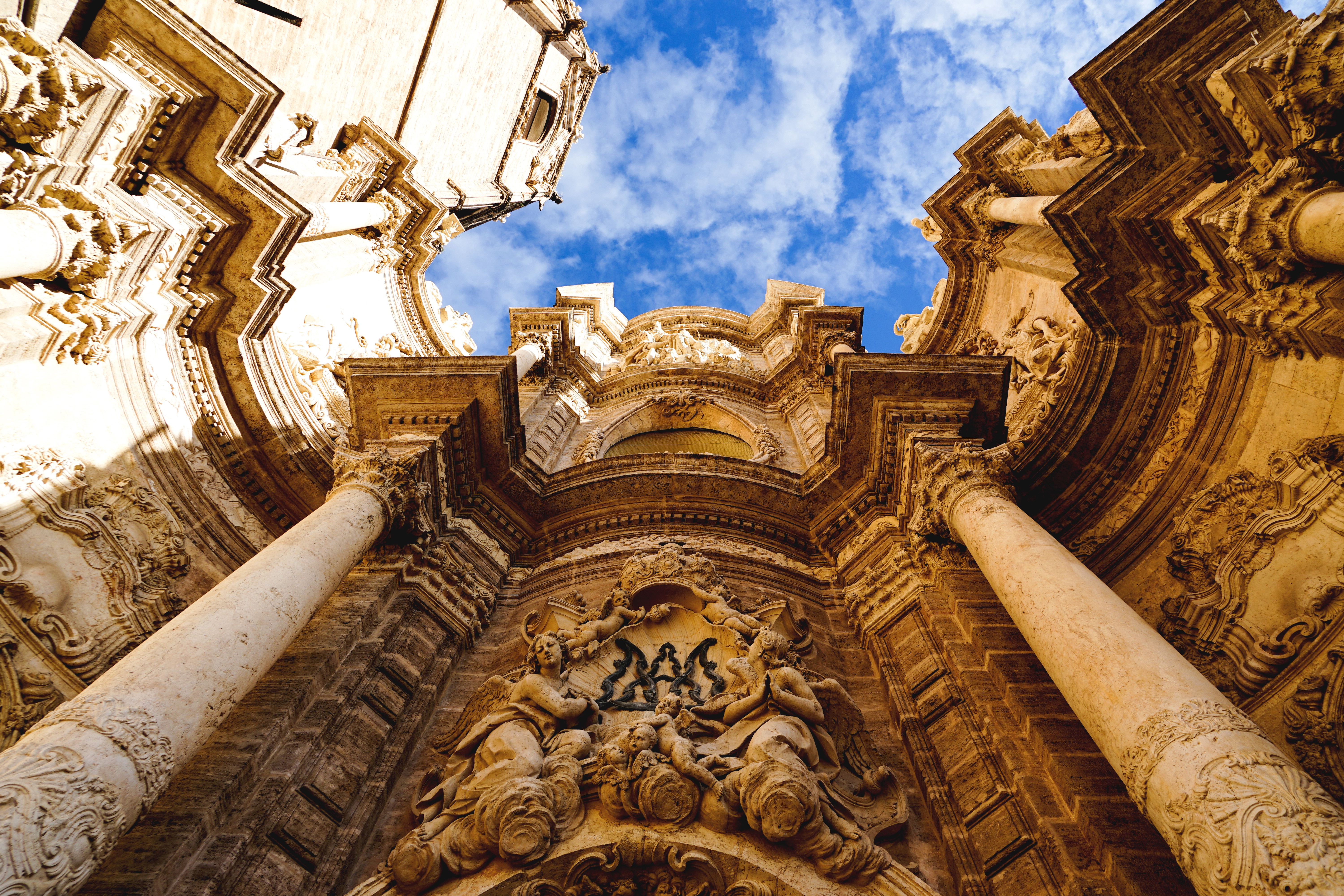 Fachada de la Catedral de Valencia