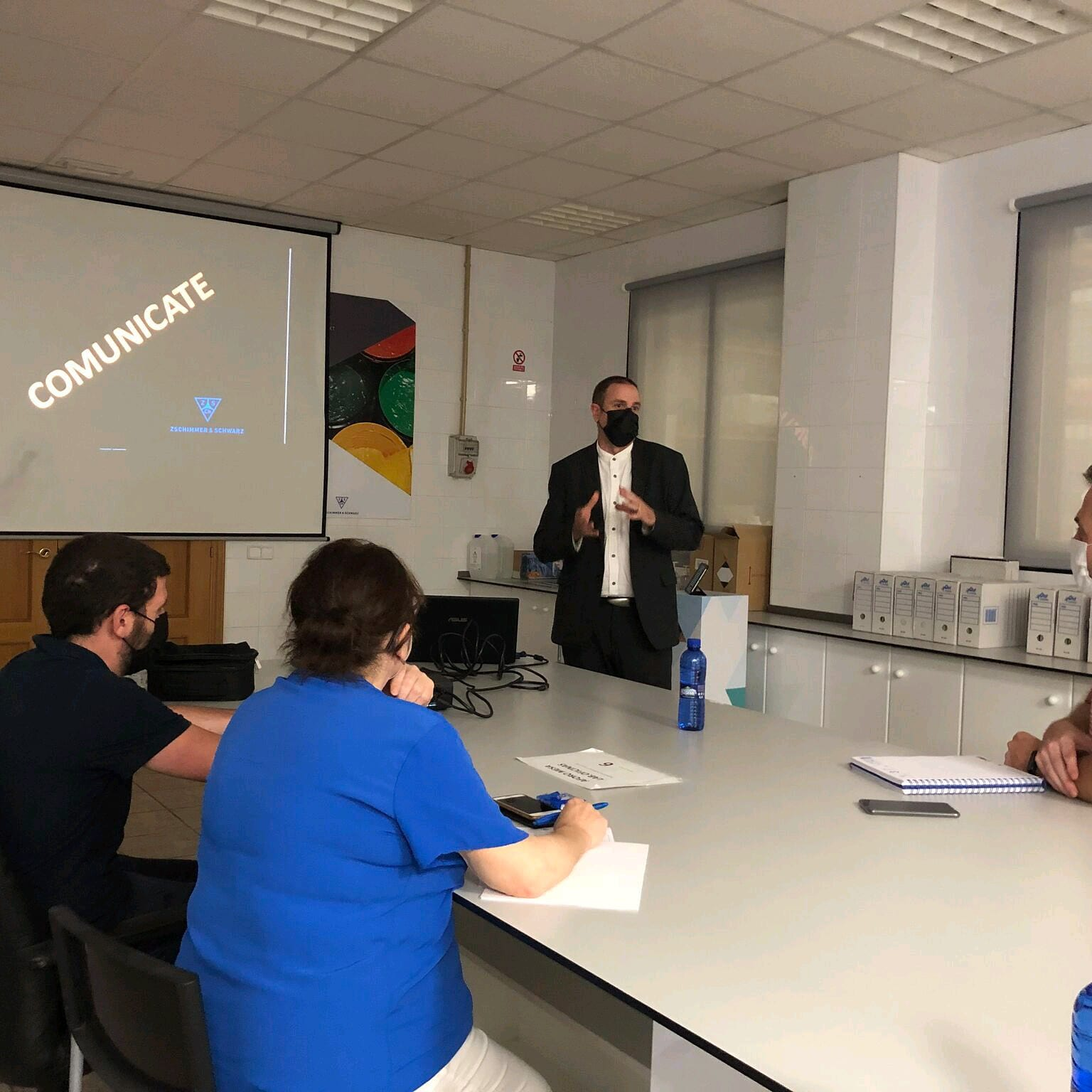 Joan Carles Rosselló durante una sesión formativa