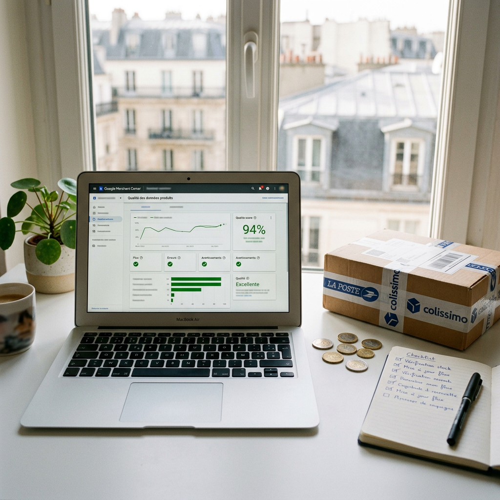 Qualité des données produit et Google Merchant Center : améliorer votre notation 2026