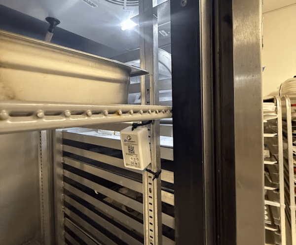 Temperature sensor in freezer