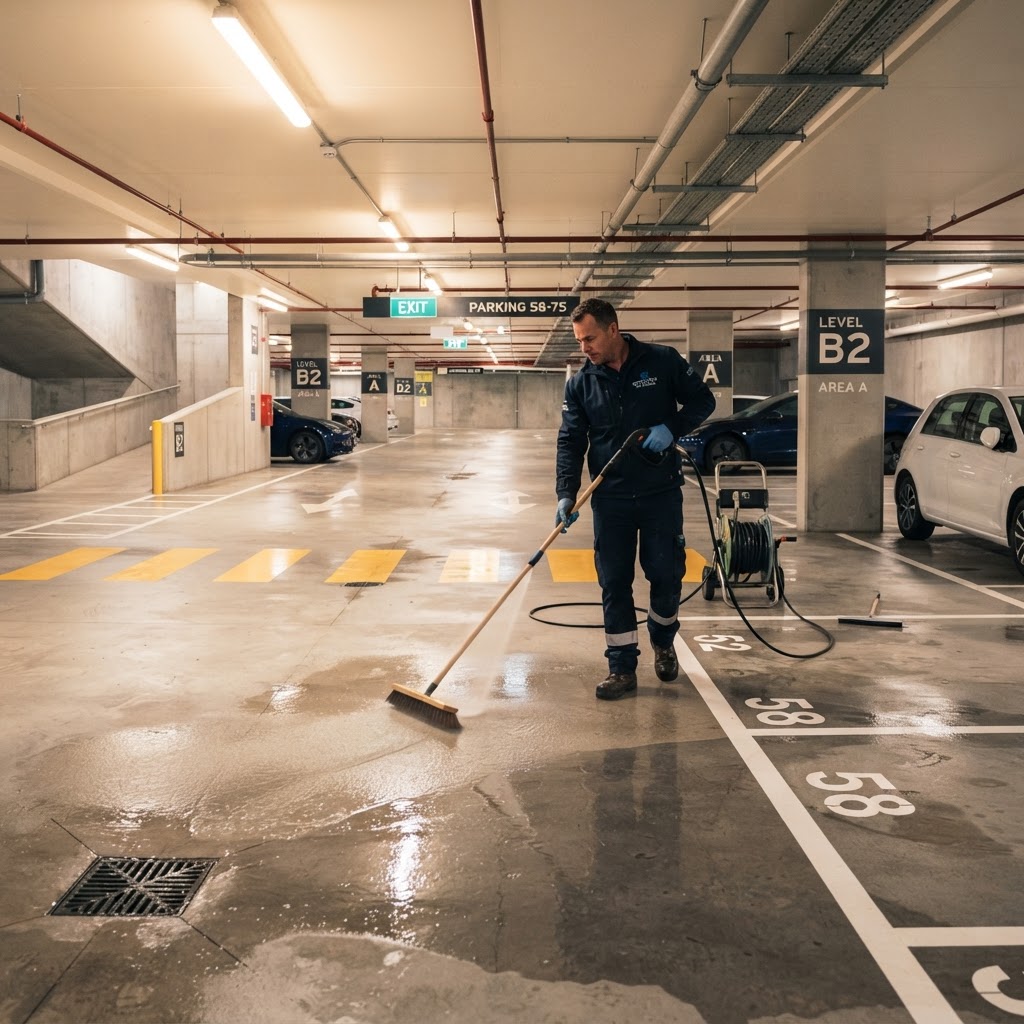 Limpieza de parkings