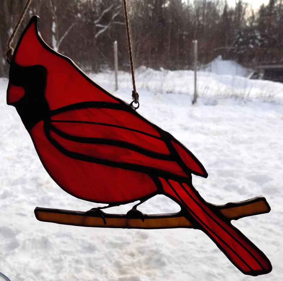 Cardinal Suncatcher