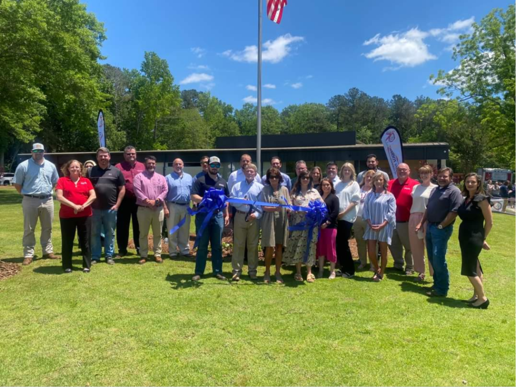 Addison Smith Mechanical Contractor team ribbon-cutting ceremony at Carrollton, GA office