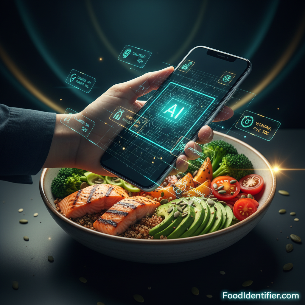FoodIdentifier free AI food scanner app 2026 identify food by photo FoodIdentifier.com
