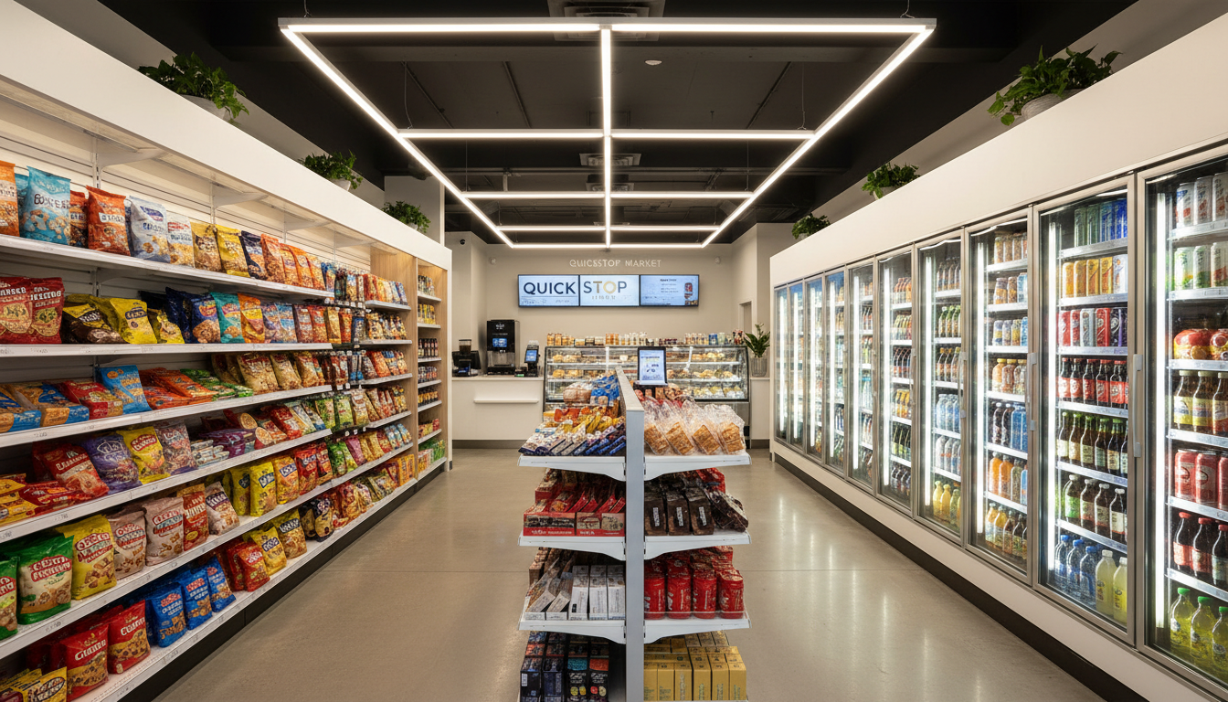 FutureMart convenience store interior