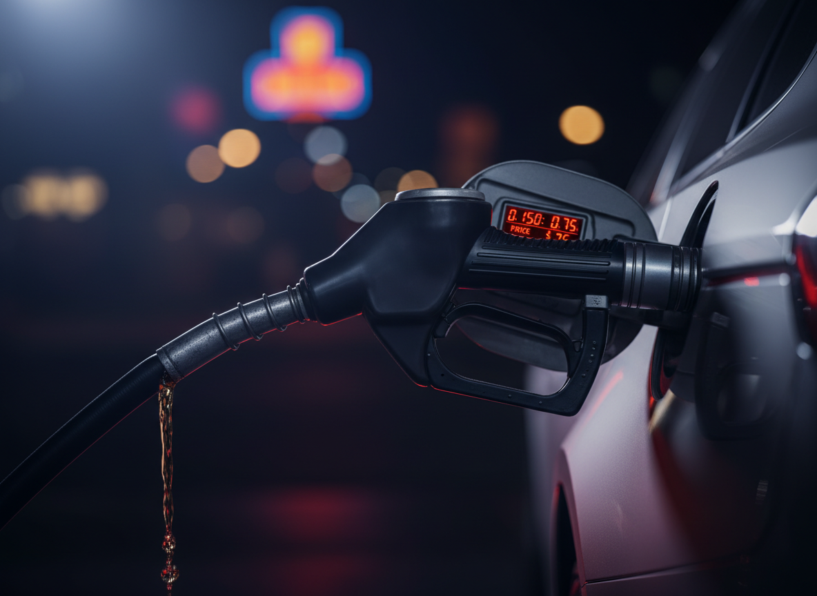 Fuel nozzle pumping gas