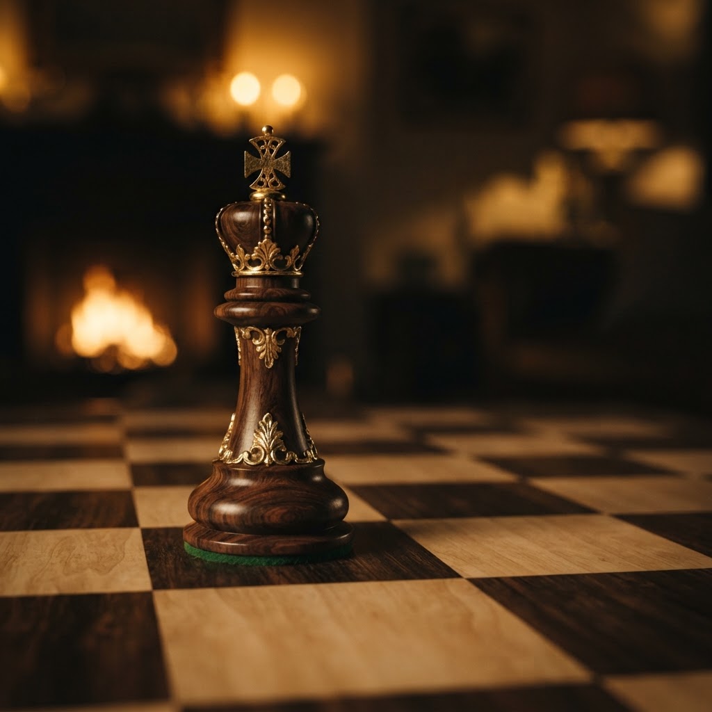 A victorious chess king — strategic command for your trade business