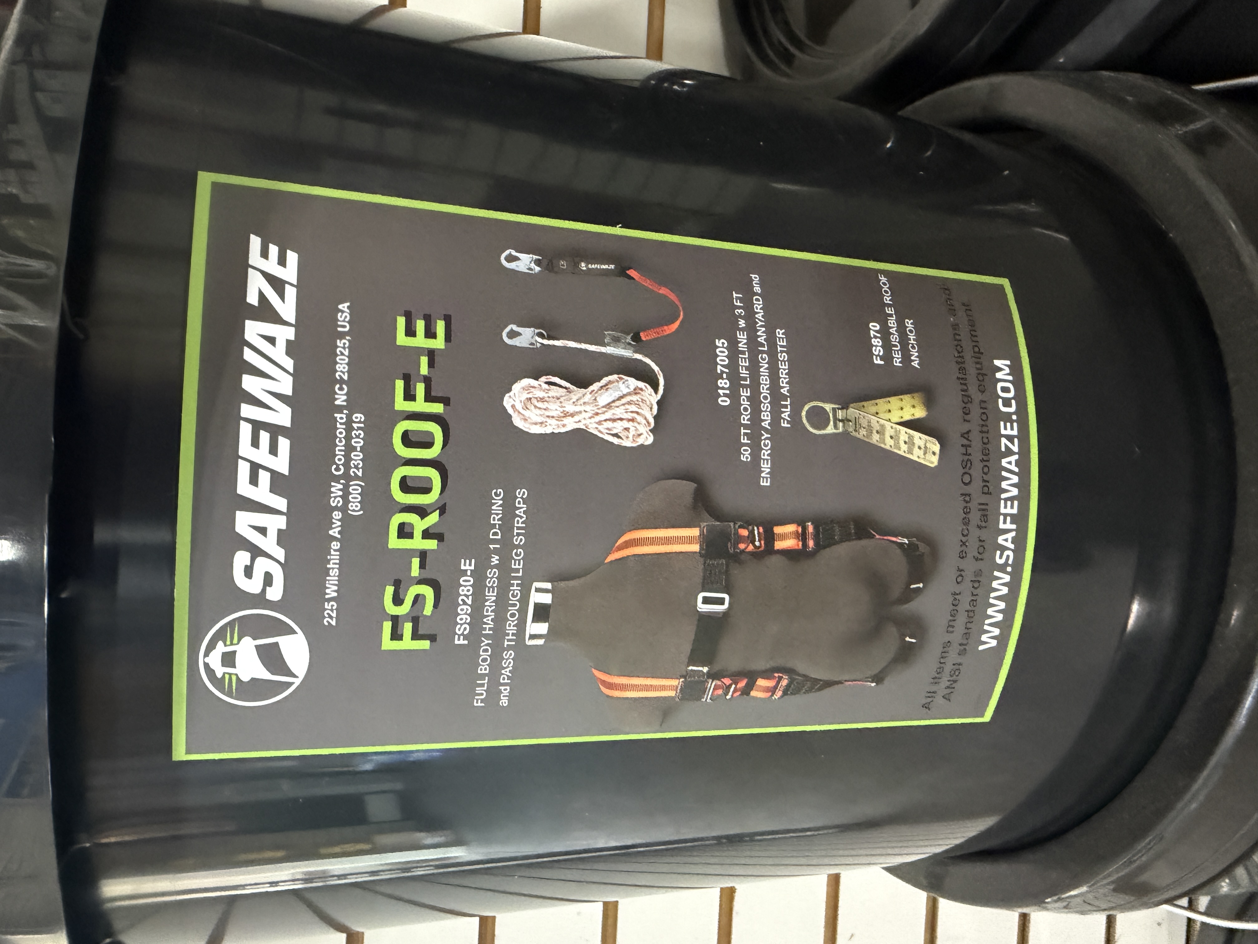 Safewaze FS-ROOF-E Roof Safety Kit