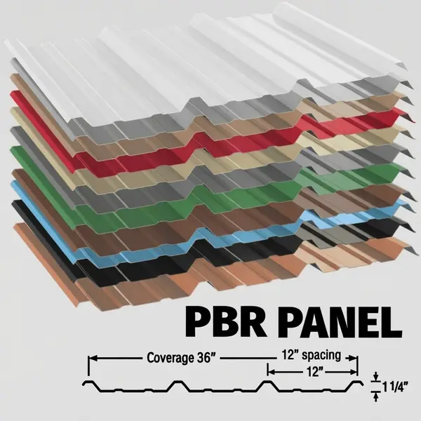PBR Panel — Metal Roofing Panels Florida | 3ft Wide