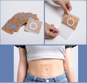 Skin-Tone PU Film Acupoint Patch