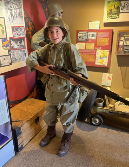 Interactive exhibit at Fort Tuthill Military Museum, Flagstaff AZ