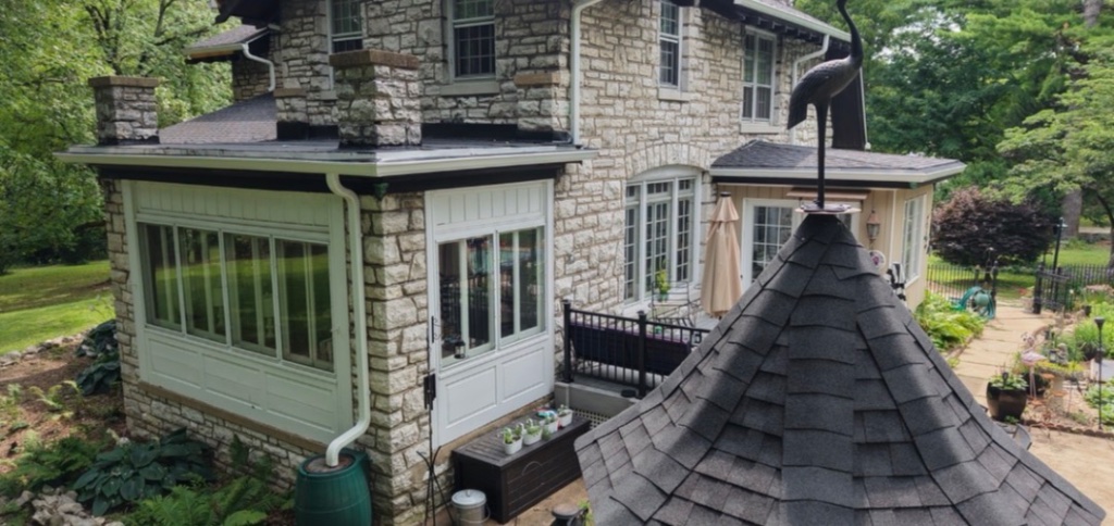 Residential roofing work
