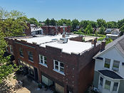 Commercial flat roof membrane